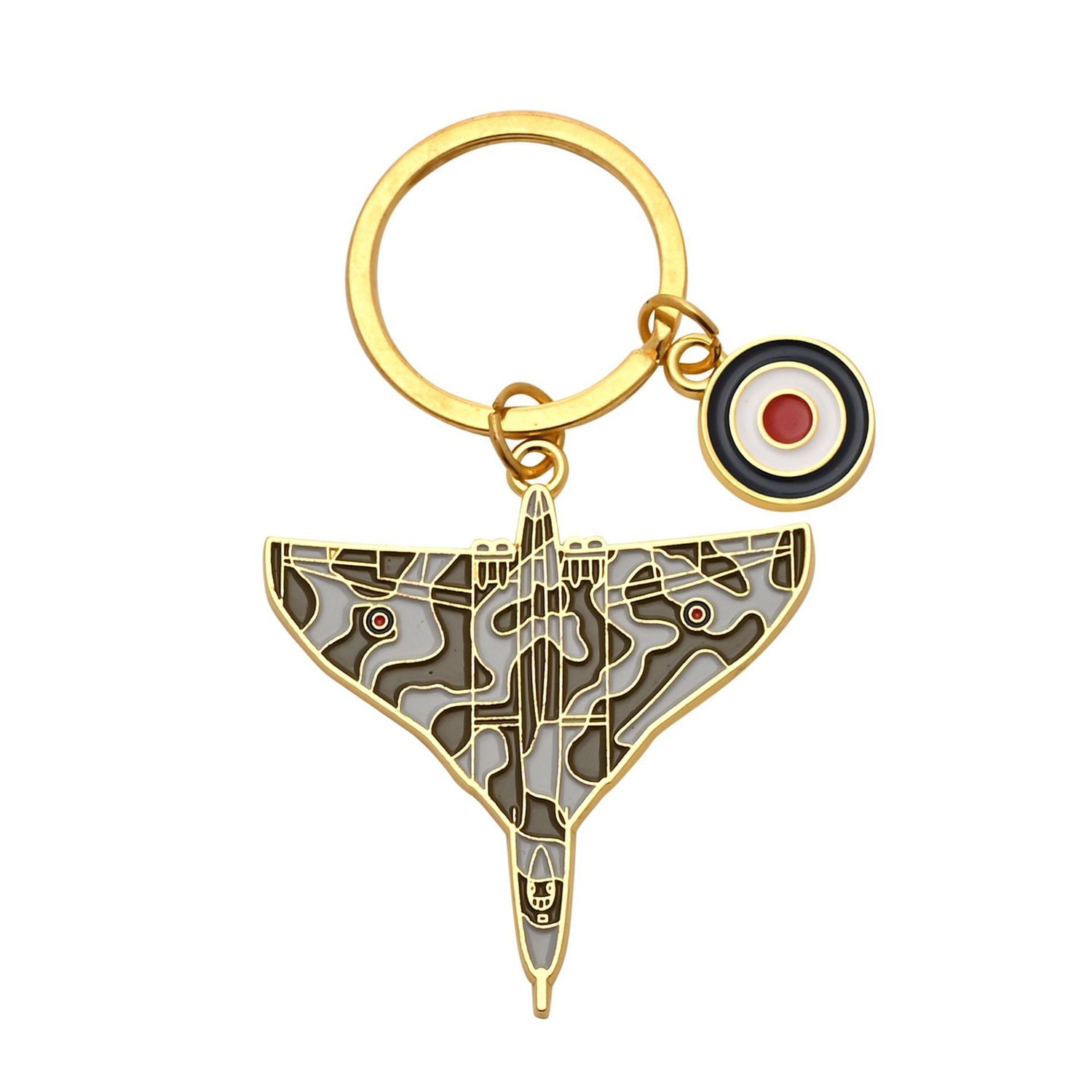 RAF Enamel Keyring - Red Arrows