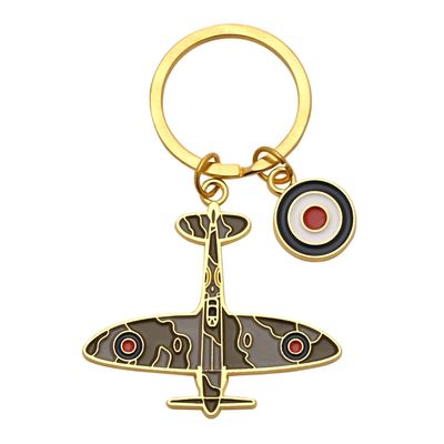 RAF Enamel Keyring - Spitfire