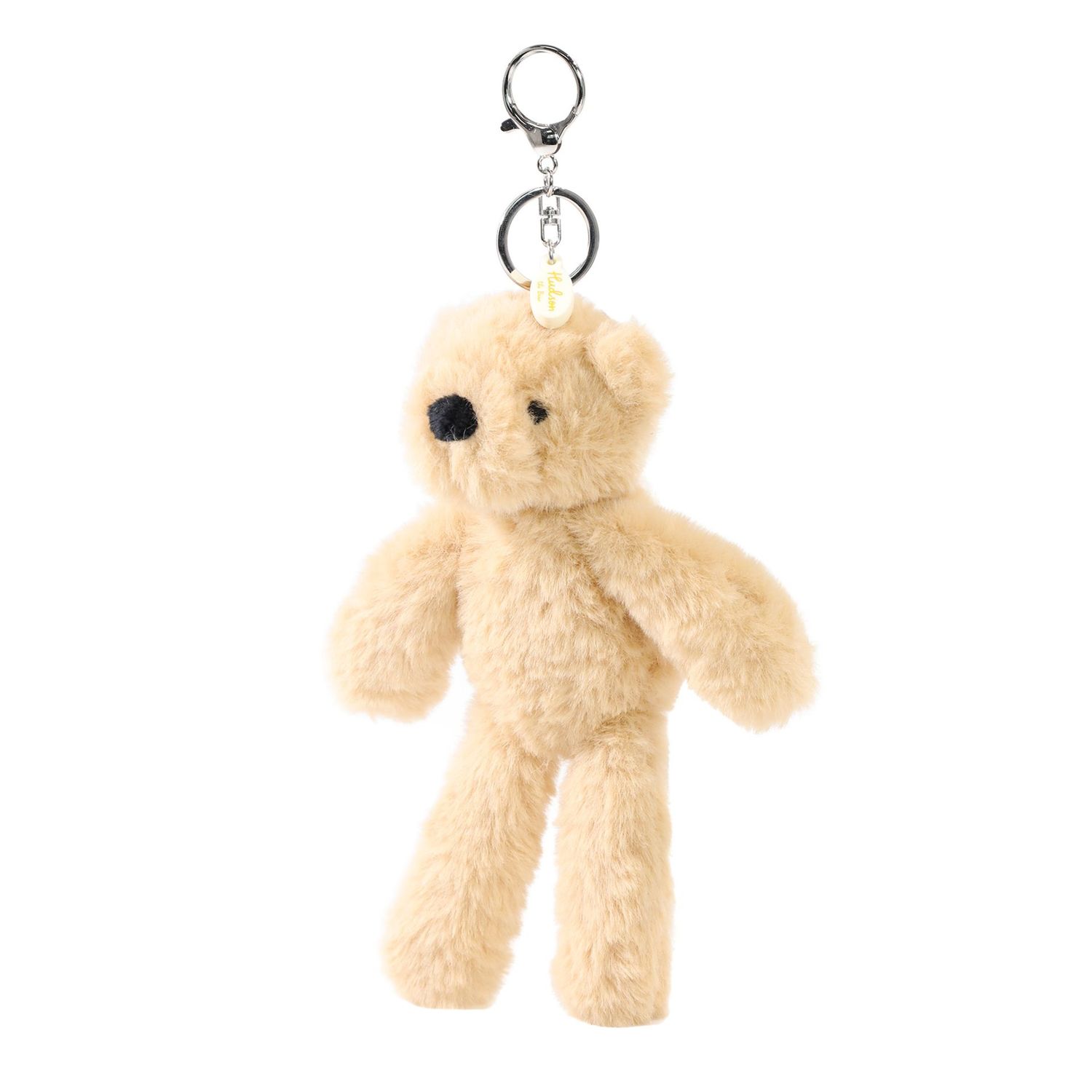 Hudson The Plush Light Brown Bear Keyring