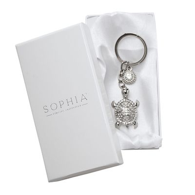 Sophia Classic Crystal Turtle Keyring