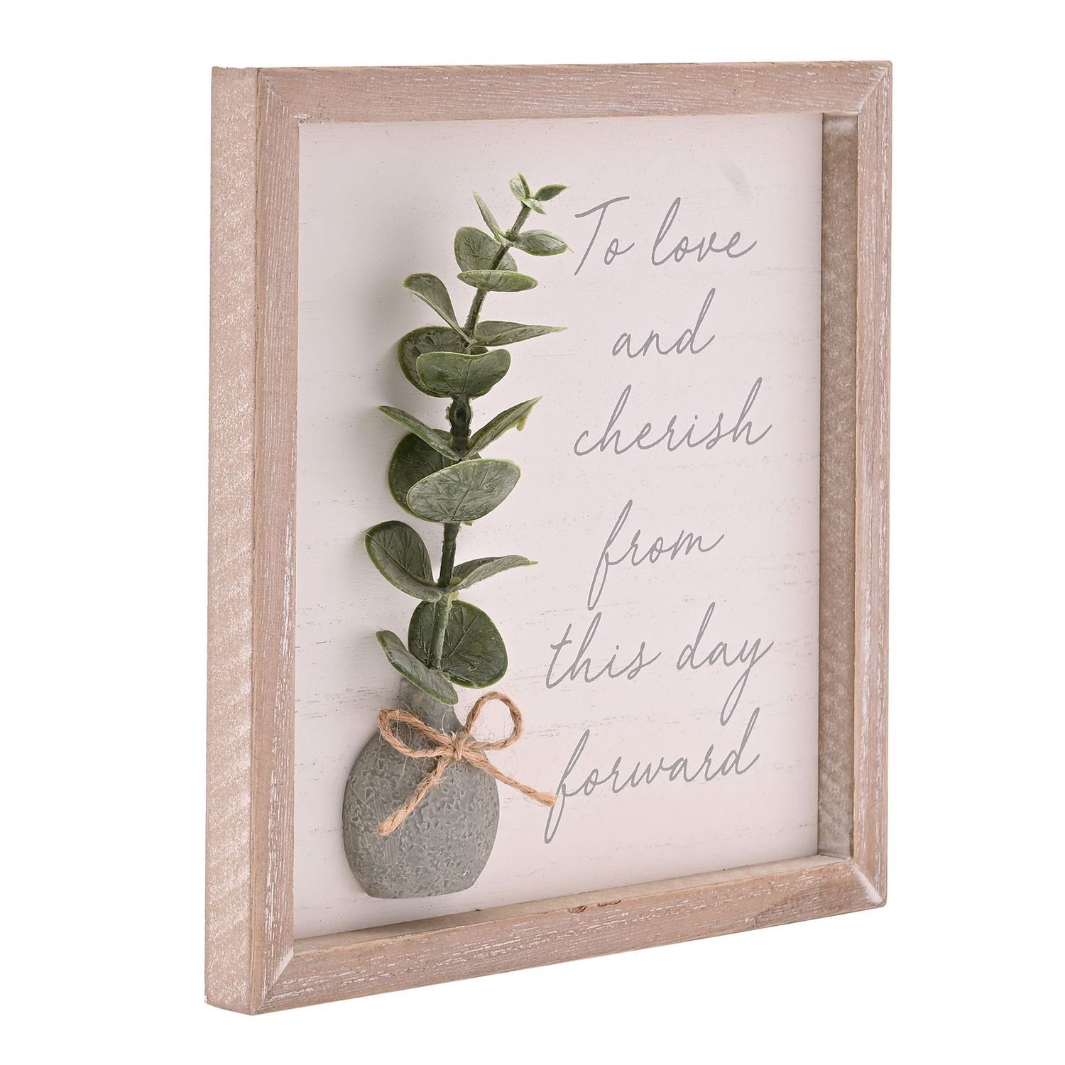 Love Story Pebble Wall Plaques - To Love &amp; to Cherish