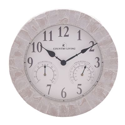 Country Living Garden Clock 14"