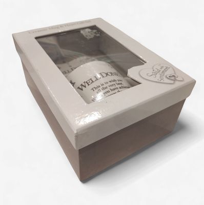 Well Done Ceramic Mug &amp; Coaster Gift Set