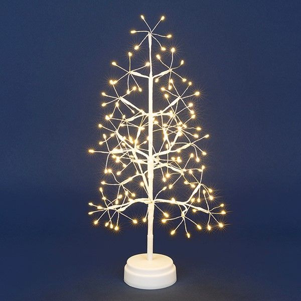Xmas Twinkle Tree White 45cm