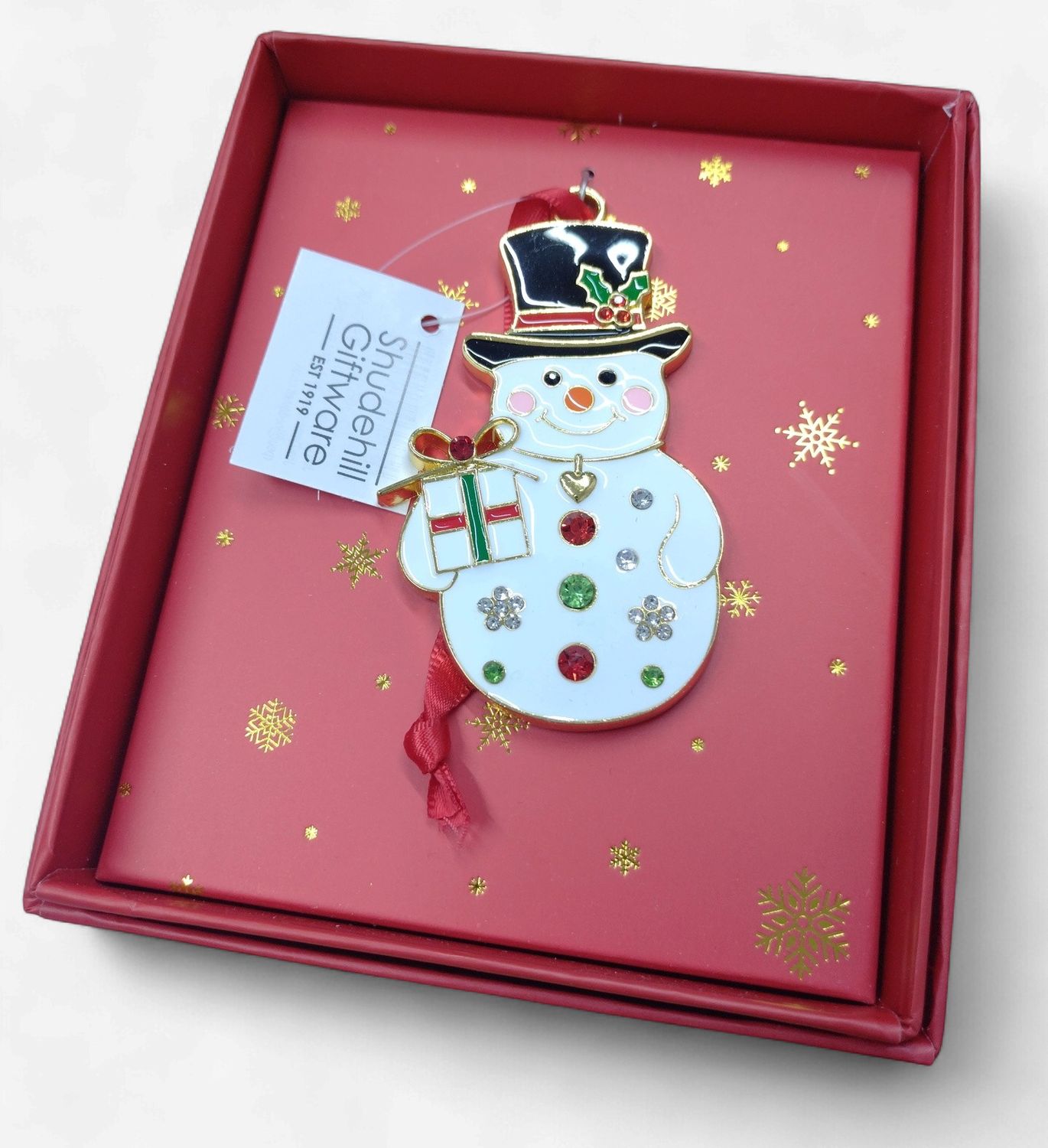 Xmas Treasures Happy Snowman