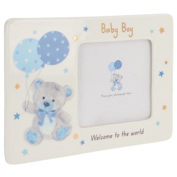 Little Bear Ceramic Frame Boy