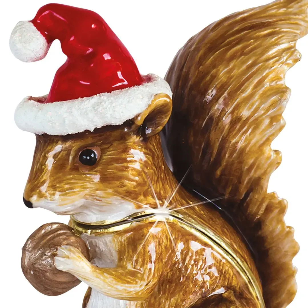 Red Squirrel Trinket Box