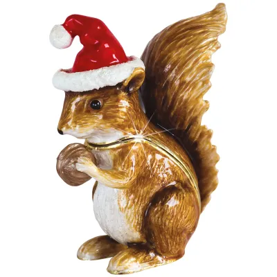 Red Squirrel Trinket Box