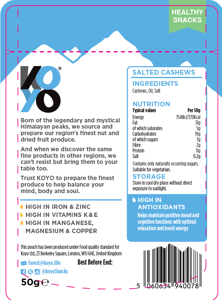 Roasted Salted Cashews