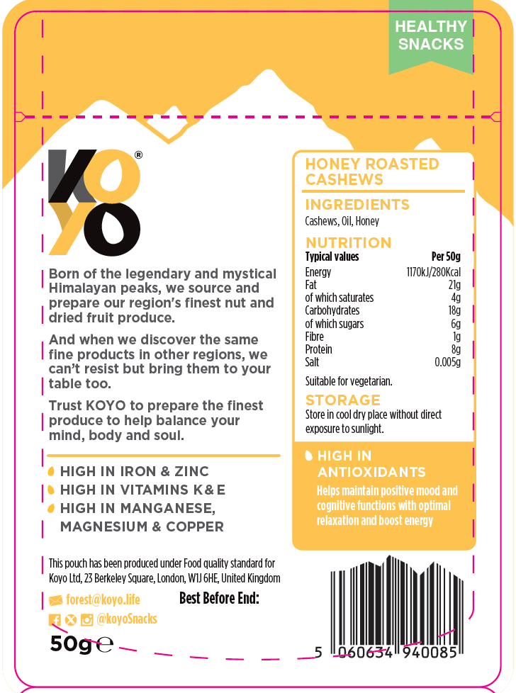 Honey Roasted  Cashews