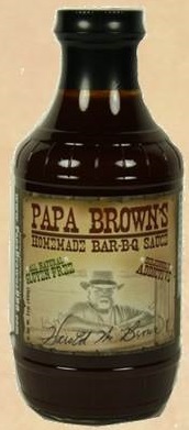 Papa Brown's Homemade BBQ Sauce 