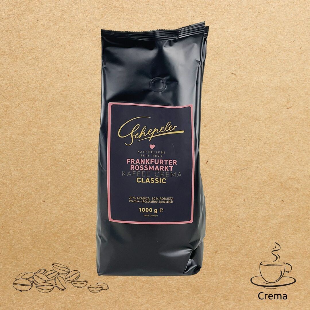 Frankfurter Rossmarkt Kaffee Crema CLASSIC | 1000 g