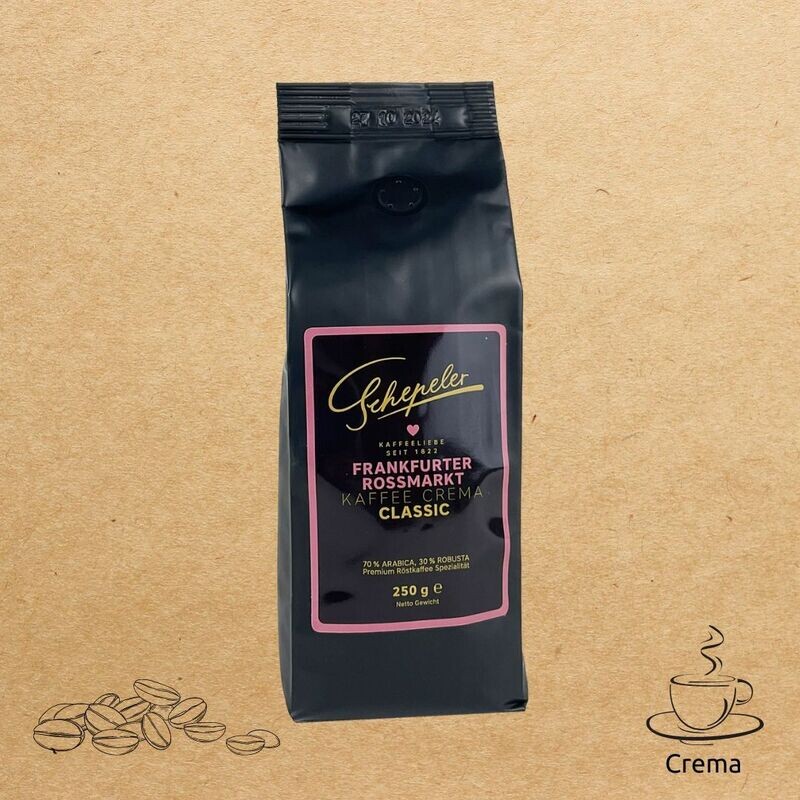 Frankfurter Rossmarkt Kaffee Crema CLASSIC | 250g Frankfurter Rossmarkt Kaffee Crema CLASSIC | 250g
