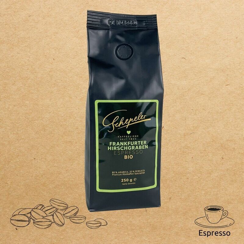 Frankfurter Hirschgraben Espresso BIO | 250 g Frankfurter Hirschgraben Espresso BIO | 250 g
