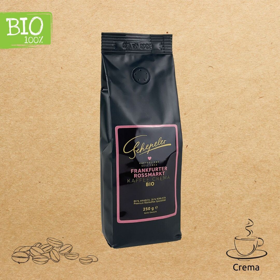 Frankfurter Rossmarkt Kaffee Crema BIO | 250 g