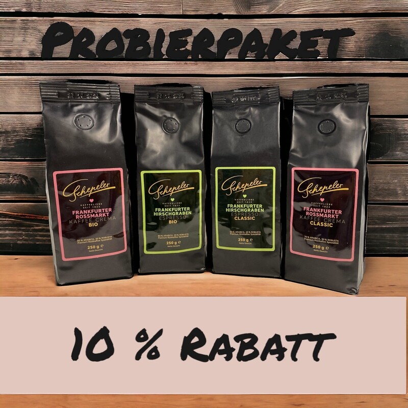 Probierpaket 4 x 250 g Probierpaket 4 x 250 g