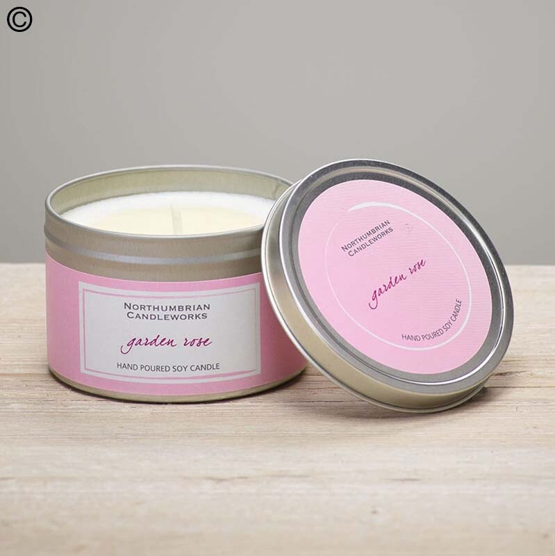 Scented &#39;Garden Rose&#39; Candle