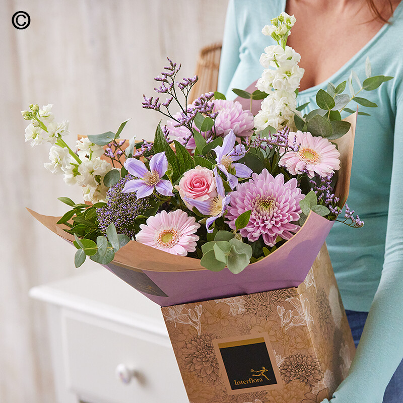 Hand Tied Bouquet in a water bubble
