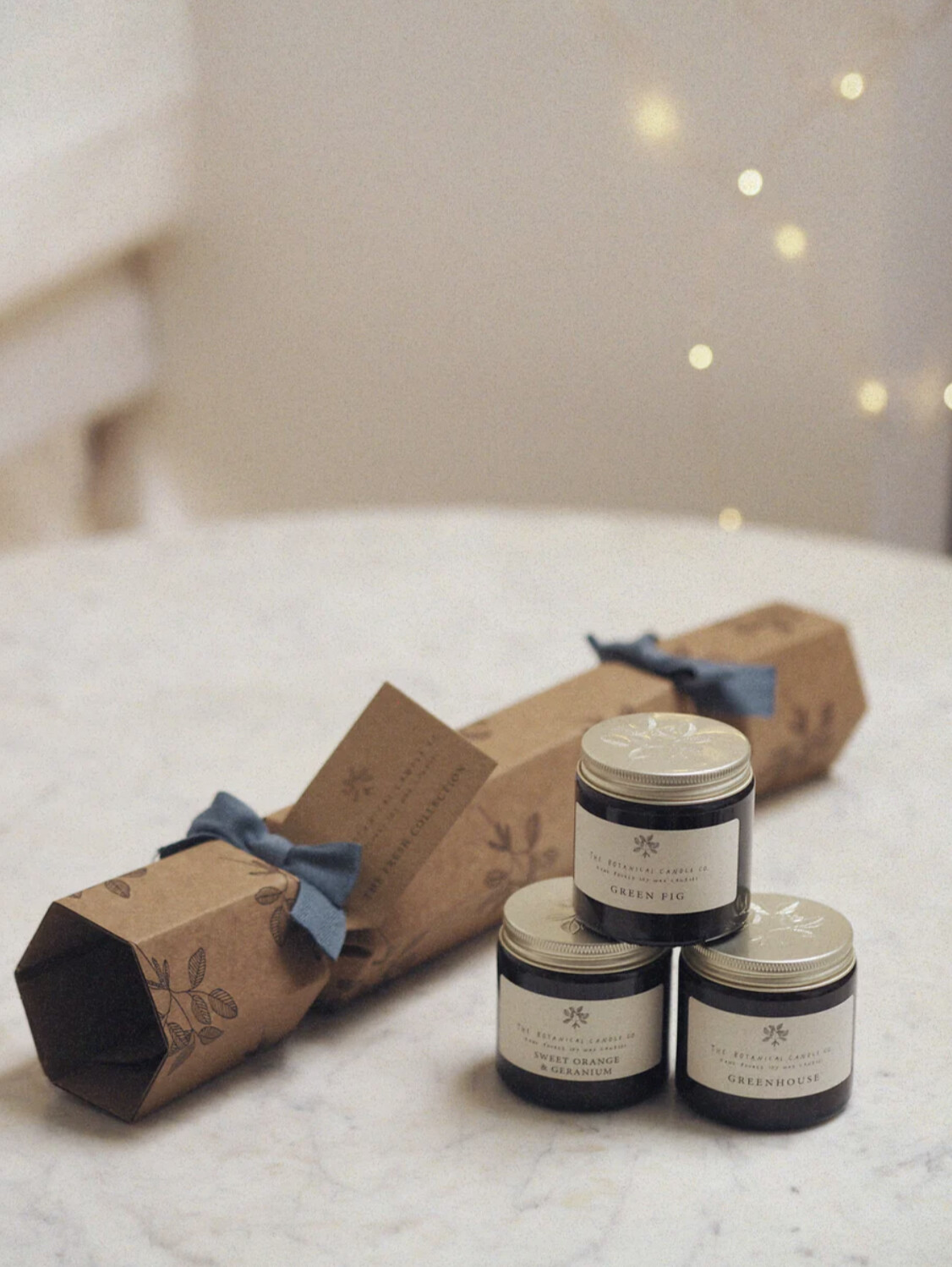 Christmas Cracker Candle Trio, Scent: The Fresh Collection