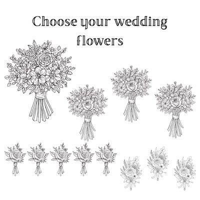 Choose your wedding florals
