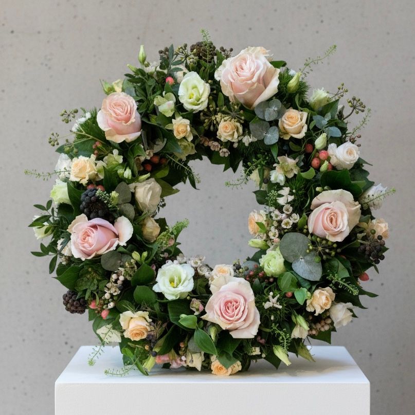 Floral Wreath - Soft Pastel