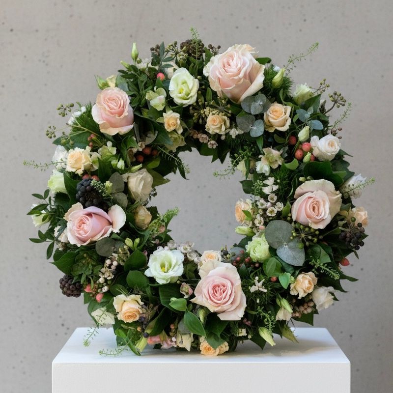 Floral Wreath - Soft Pastel