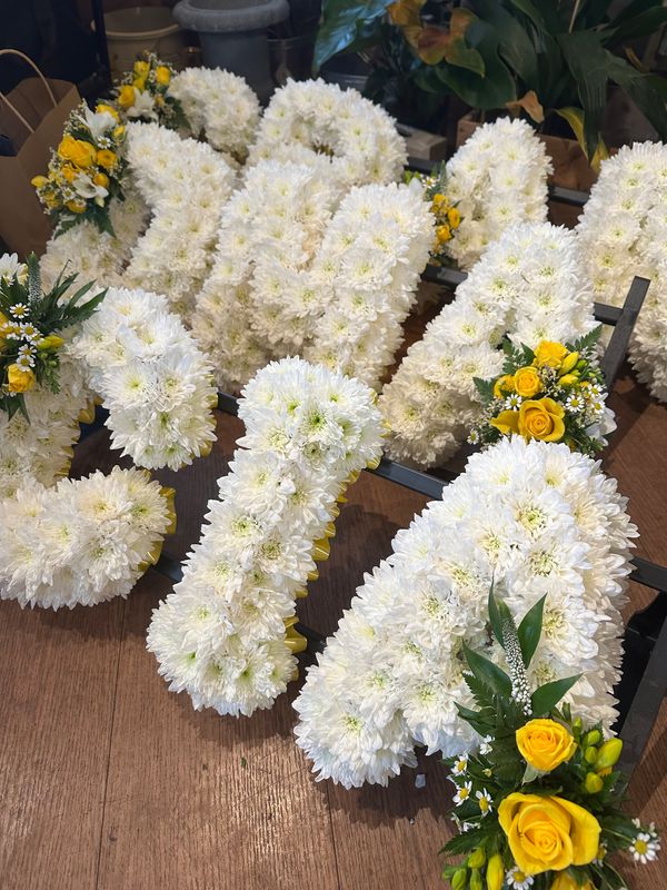 Bespoke Funeral Tribute Lettering