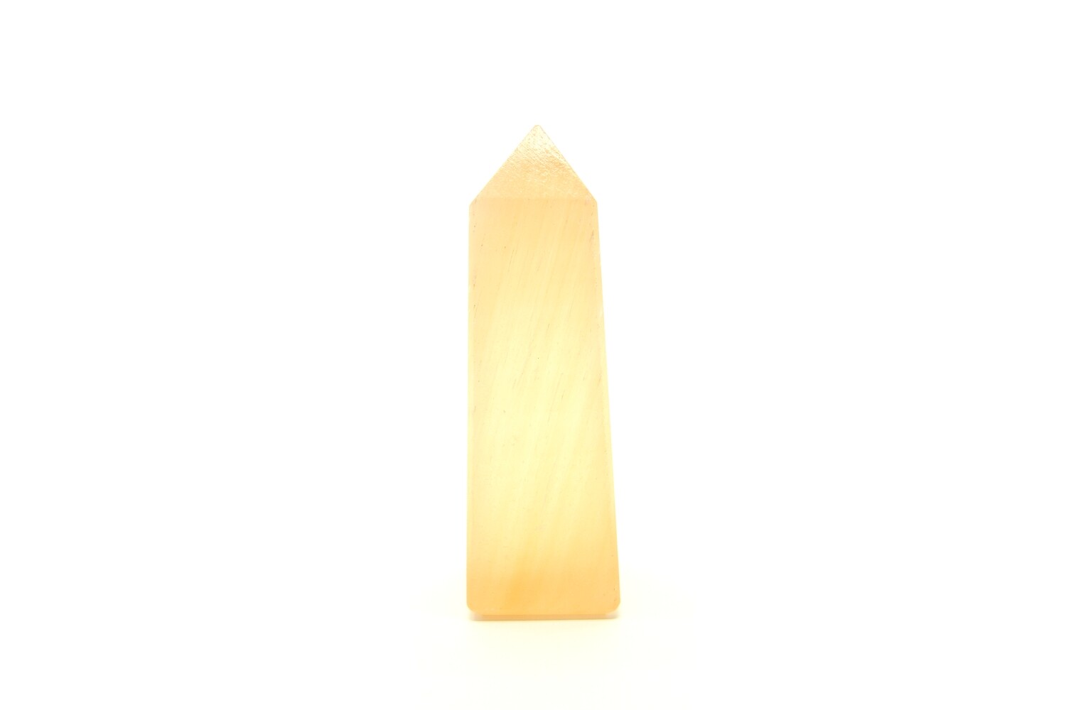 Orange Selenite Obelisk