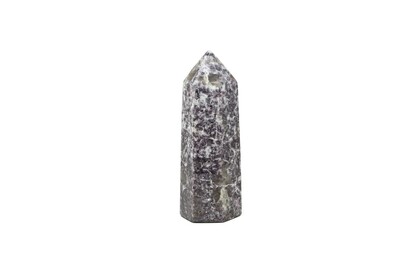 Large Silver Flake Lepidolite Tower