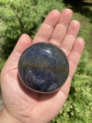 Lazulite Gallet (Palm Stone)