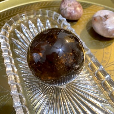 Top Quality Smokey Quartz Sphere from Minas Gerais, Brazil