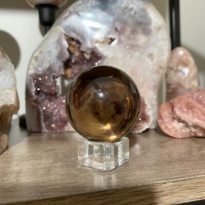 Top Quality Smokey Quartz Sphere from Minas Gerais, Brazil