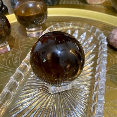 Top Quality Smokey Quartz Sphere from Minas Gerais, Brazil