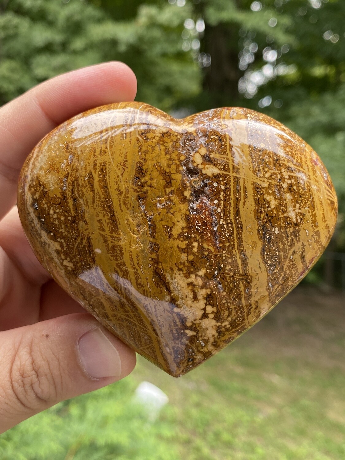 Ocean Jasper Heart