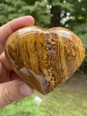 Ocean Jasper Heart