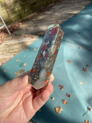 African Bloodstone (Setonite) Tower