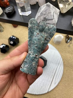Amazonite Angel Carving