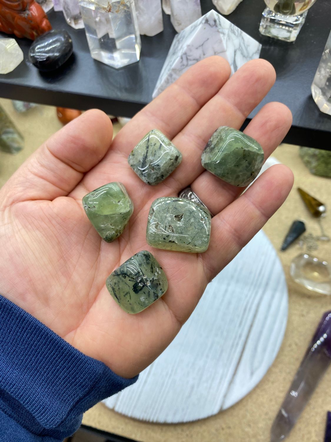 Prehnite Tumbles