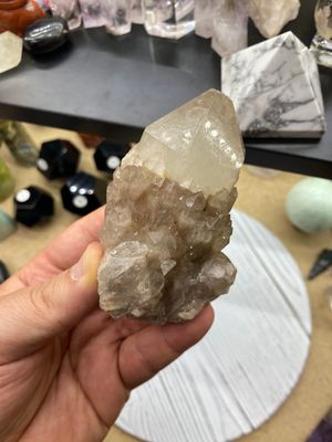 Natural Smokey Luena Cascading Phantom Quartz