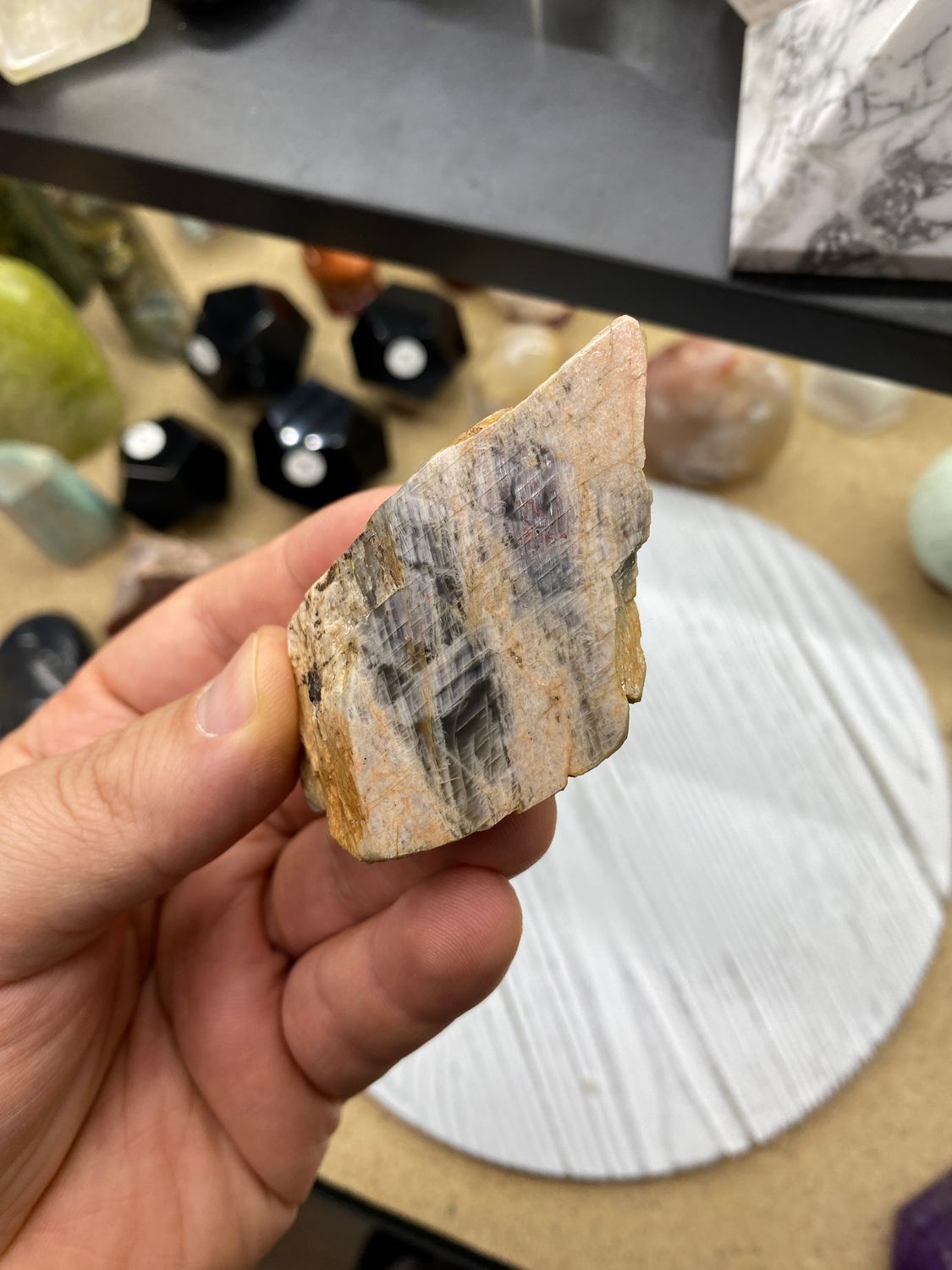 Orthoclase With Sunstone, Moonstone &amp; Labradorescence