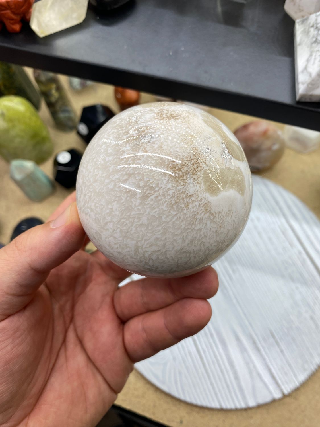 Scolecite Sphere