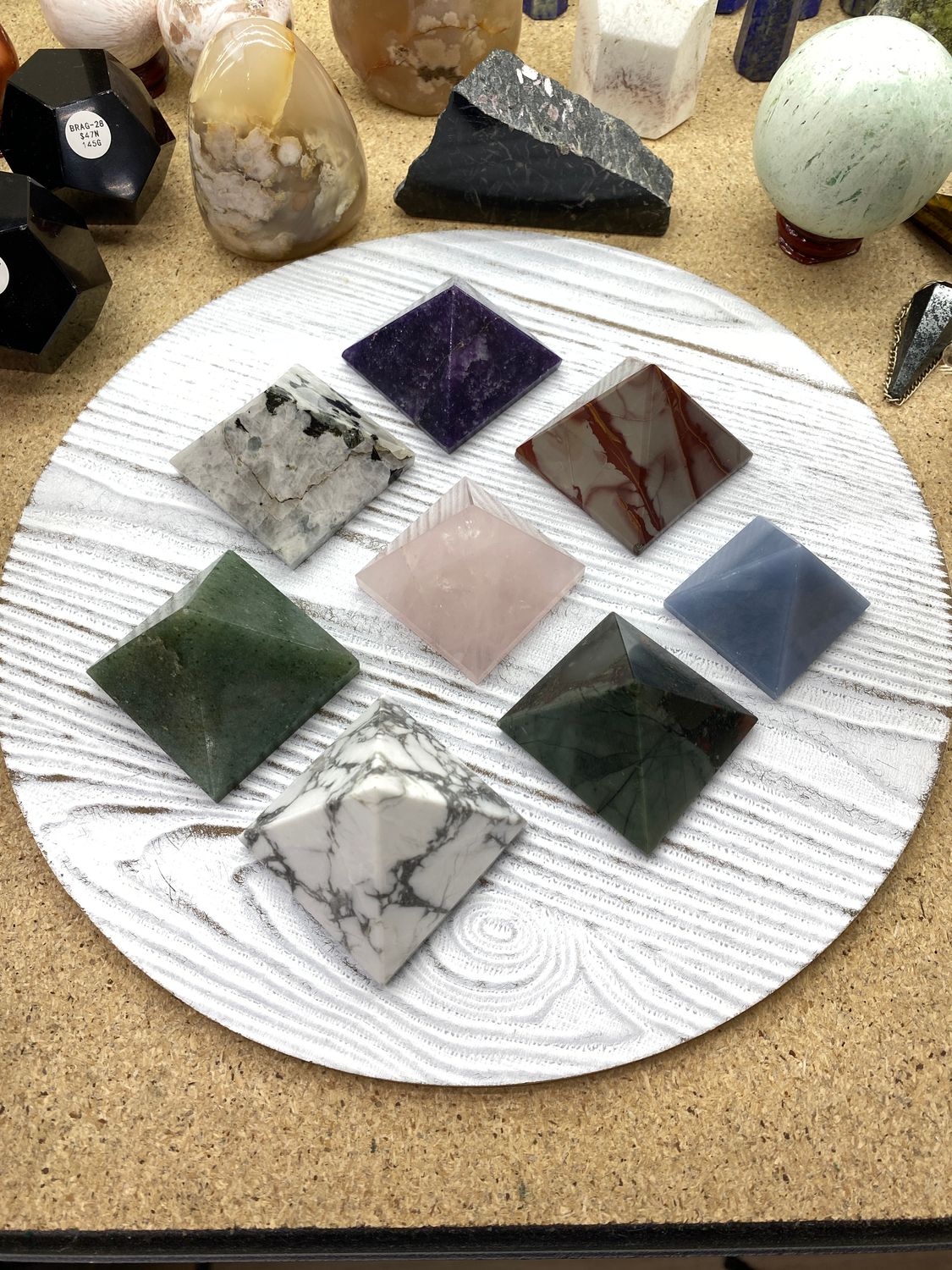 Crystal Pyramid Lot
