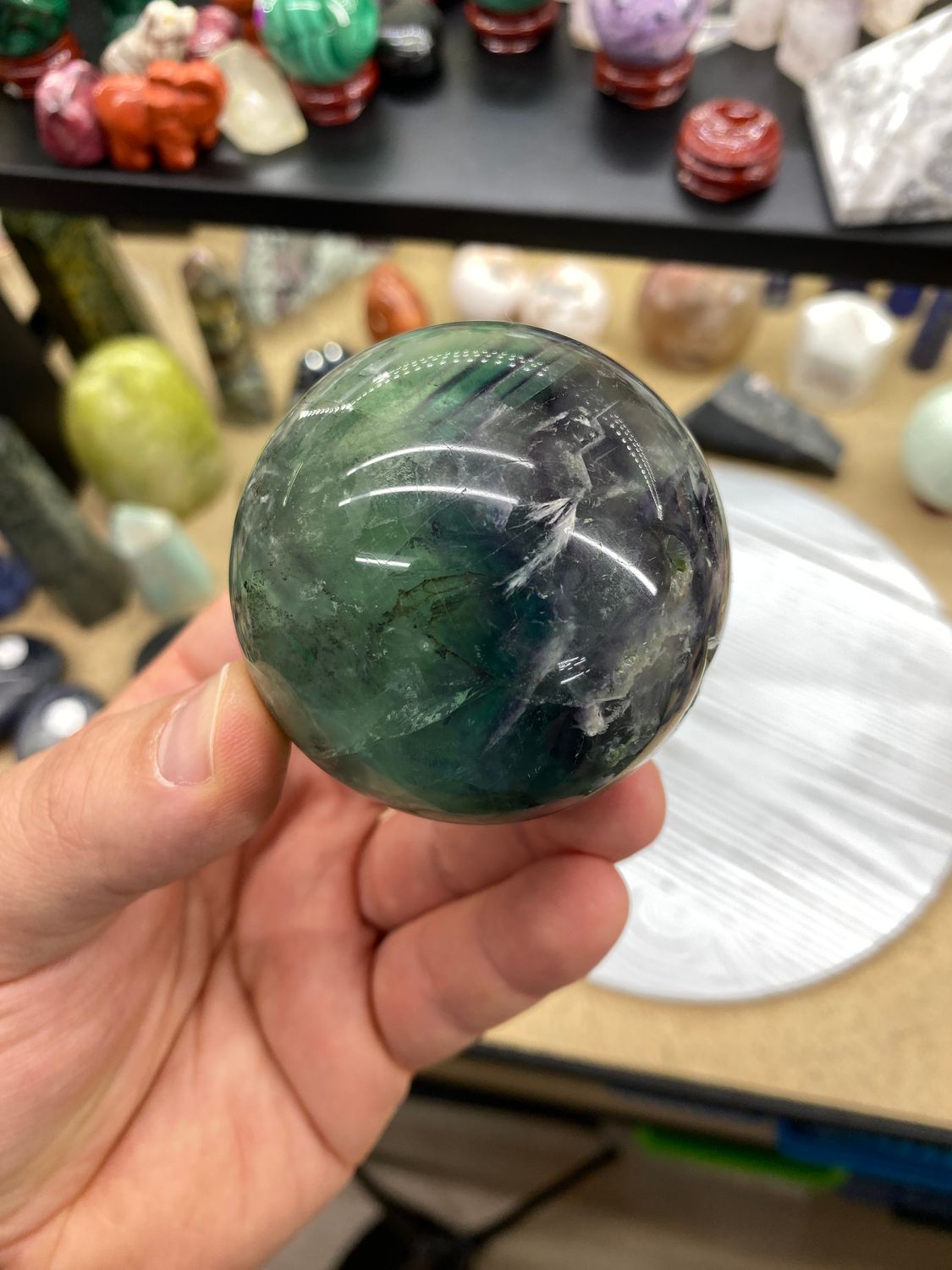 Fluorite Sphere