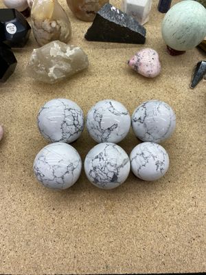Howlite Sphere Lot