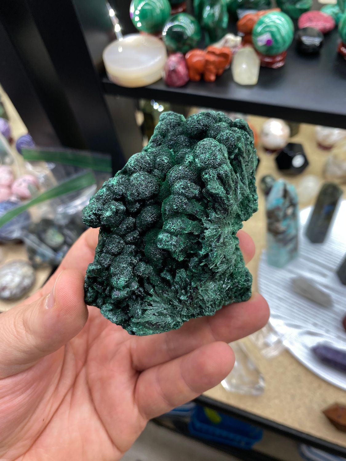 Natural Silky Malachite