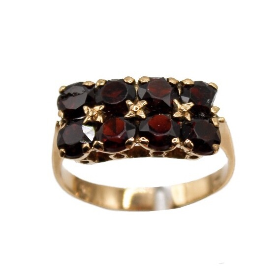 Anello Vintage Granati