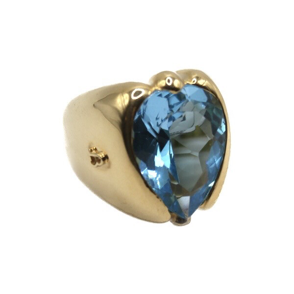 Anello Cuore di Topazio