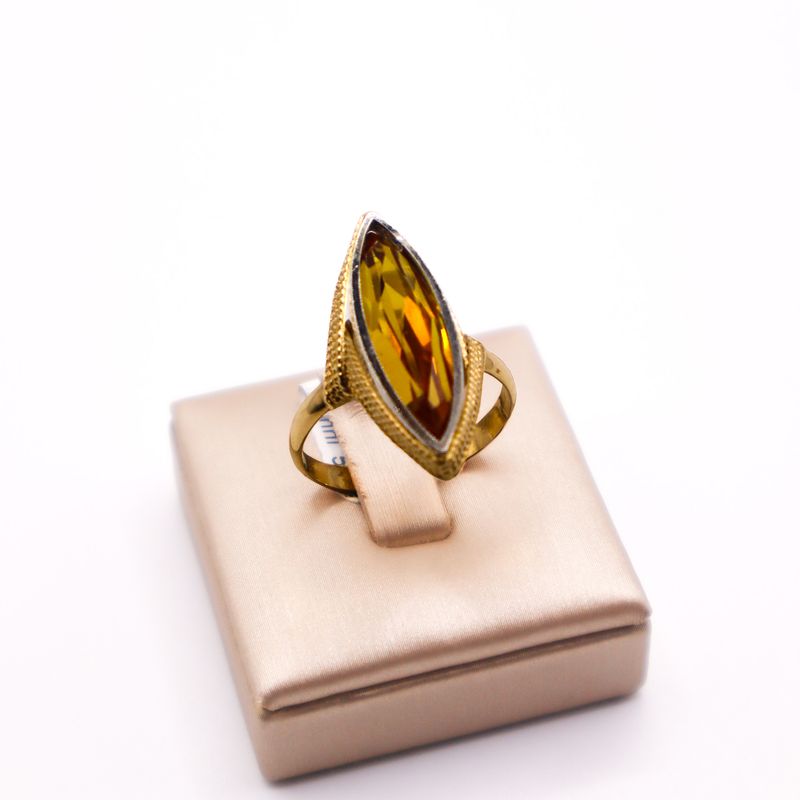 Anello Vintage Navette Dorata