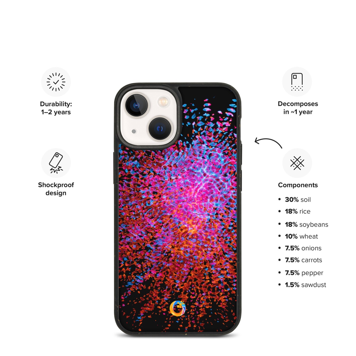 Speckled iPhone case #93