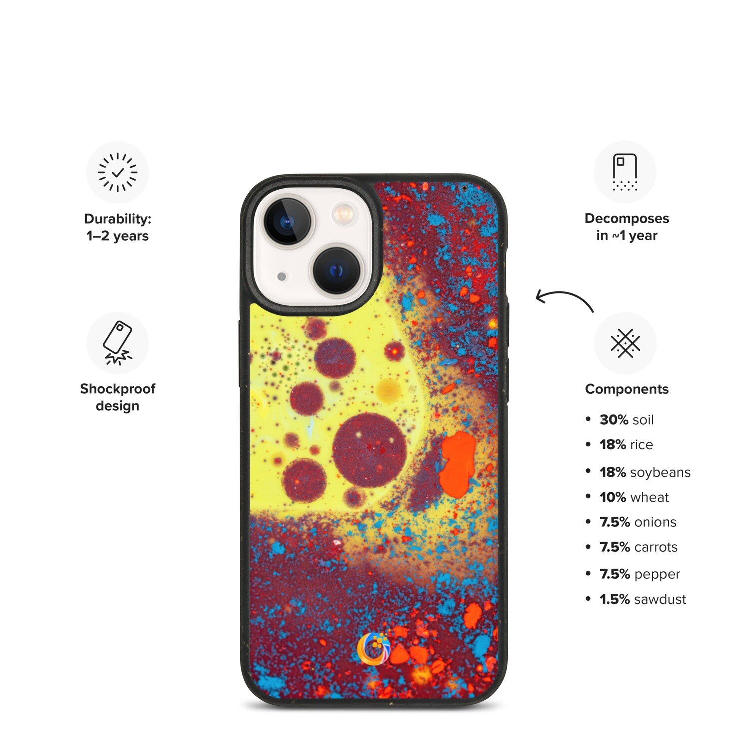 Speckled iPhone case #97